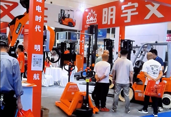明宇叉车青岛食品机械展